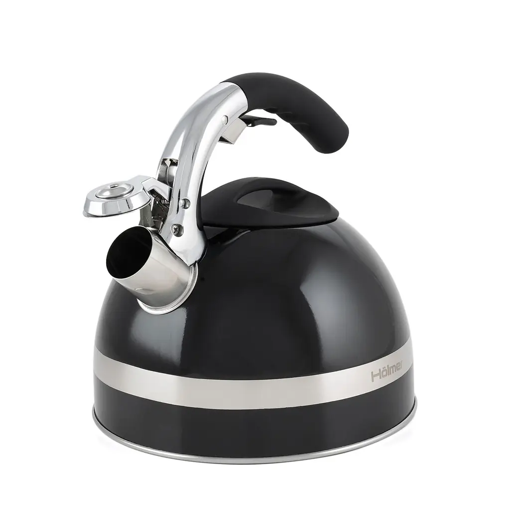 Чайник Holmer зі свистком, 3 л, чорний (WK-2430-BCSDB Melody) - фото 5
