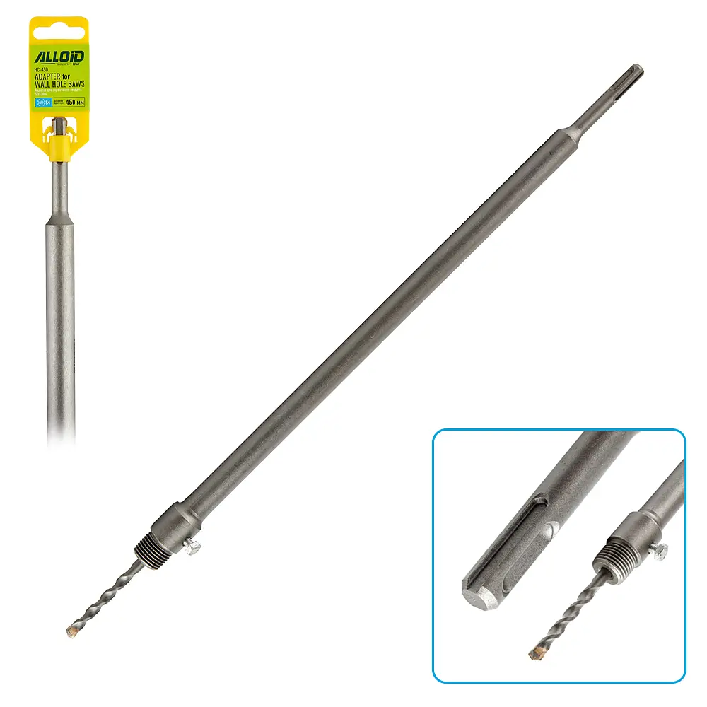 Адаптер для корончатого свердла Alloid Building Tools SDS plus 450 мм (HC-450) - фото 2