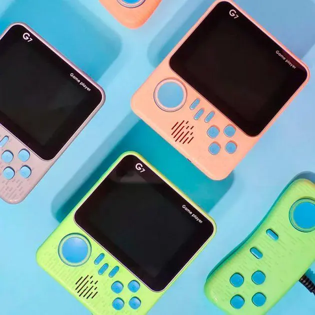 Ретро ігрова приставка SUP G7 Game Box Portable 666 in 1 AV Gray [74653] - фото 6