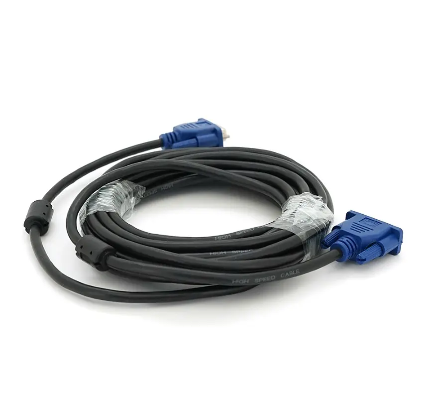 Кабель VGA 3+2 Voltronic YTMM5 2 ферити 5m - фото 2