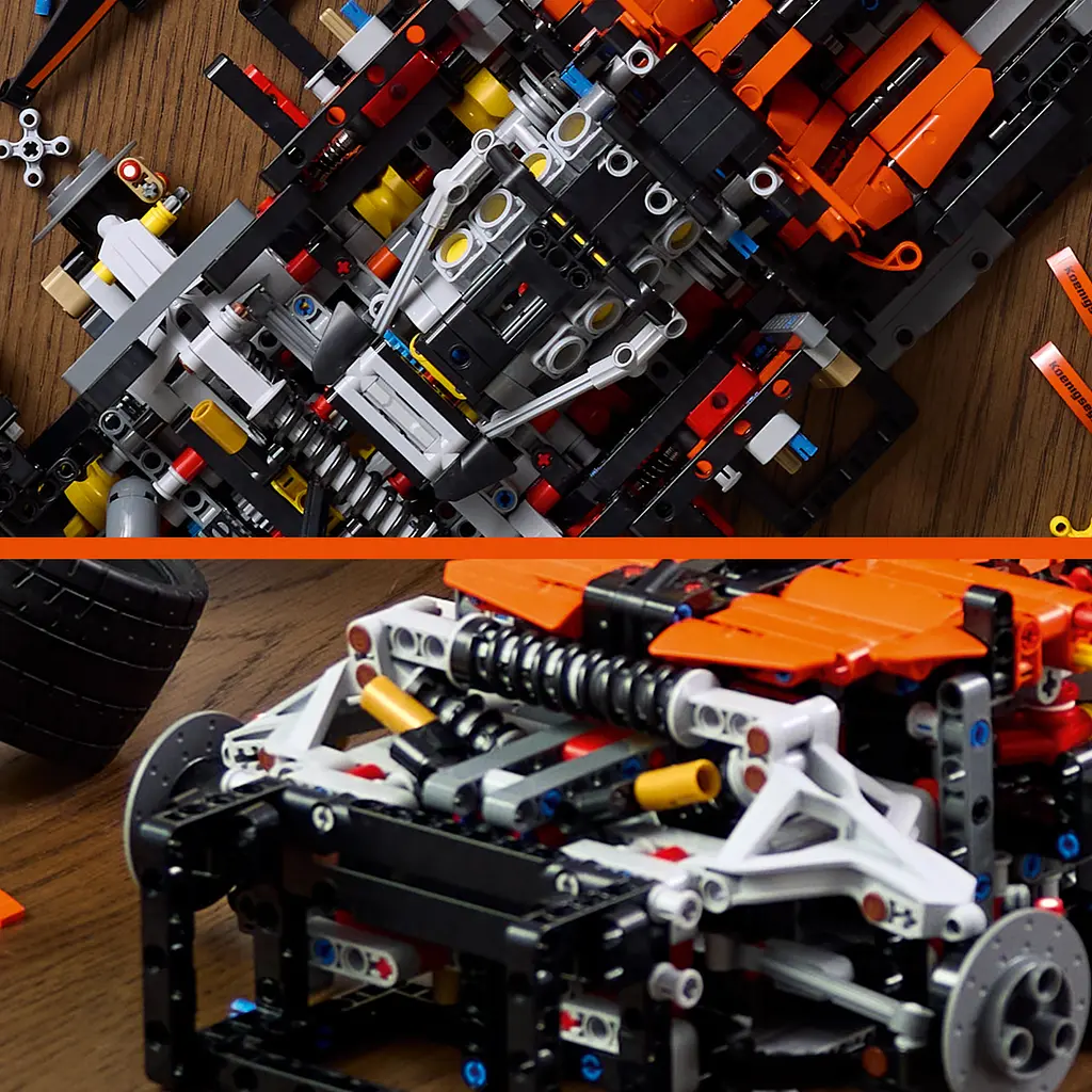 Конструктор LEGO Technic Koenigsegg Sadair's Spear Megacar 4104 ел. (42232) - фото 7
