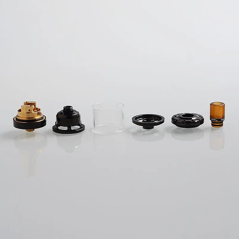 Атомайзер для вейпа MANTA MTL RTA 24mm Black (am194) - фото 3