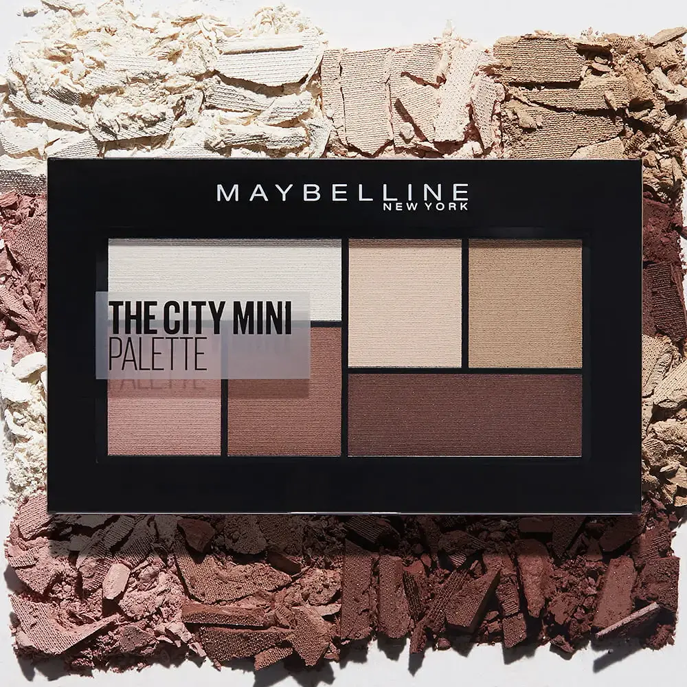 Палітра тіней для повік Maybelline New York The City Kits Mini №480 (Матові коричневі відтінки) 6 шт. 6 г (B3205300) - фото 5