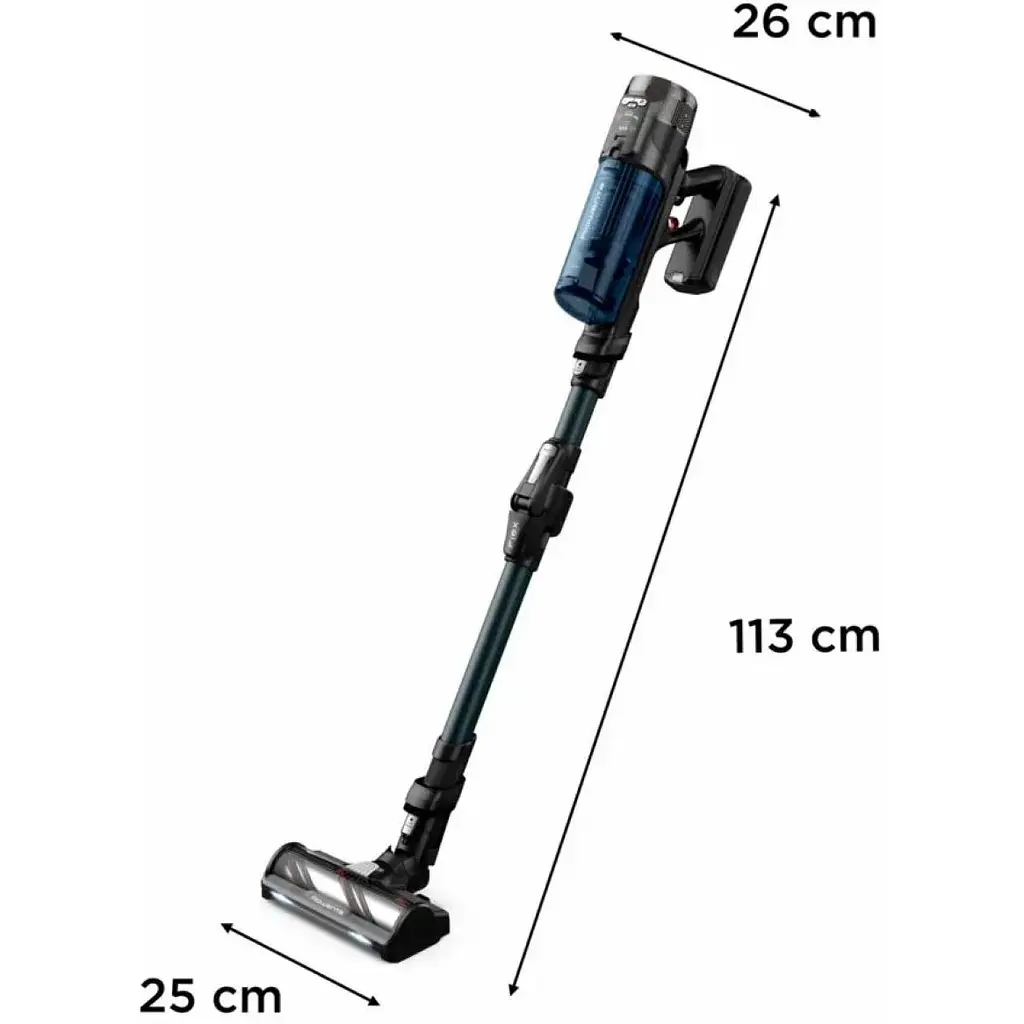 Пылесос Rowenta X-Force Flex 13.60 беспроводной синий (RH9AD1WO) - фото 4