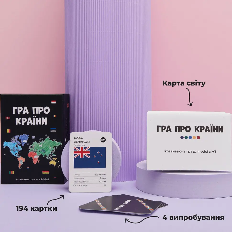 Гра настільна Про країни Memo Games 0003MG 194 країни світу - фото 6