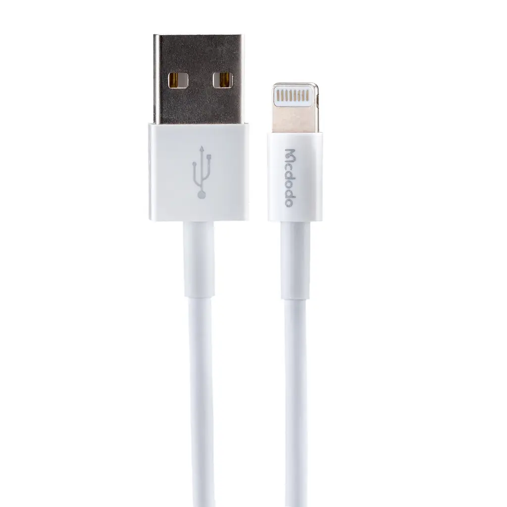 Сетевое зарядное устройство McDodo Dual USB Charger (EU Plug) + Lightning Cable 1m Travel Set CH-6720 Белый - фото 3