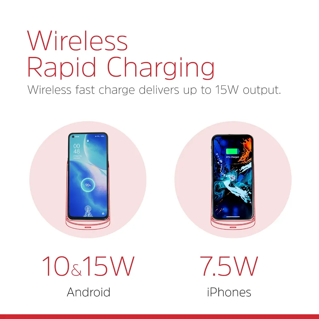 Зарядний пристрій Wireless 15W Energizer WCP108 чорний - фото 8