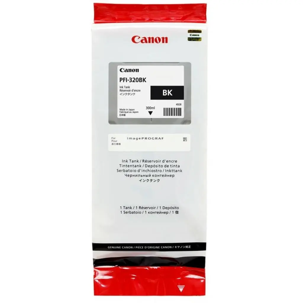 Картридж Canon PFI-320 black, 300ml (2890C001AA) - фото 2