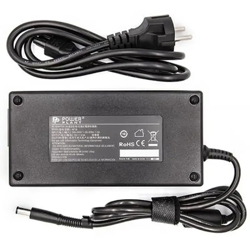 Блок живлення до ноутбуку PowerPlant HP 220V, 19V 180W 9.5A (7.4*5.0) (HP180F7450) - фото 2