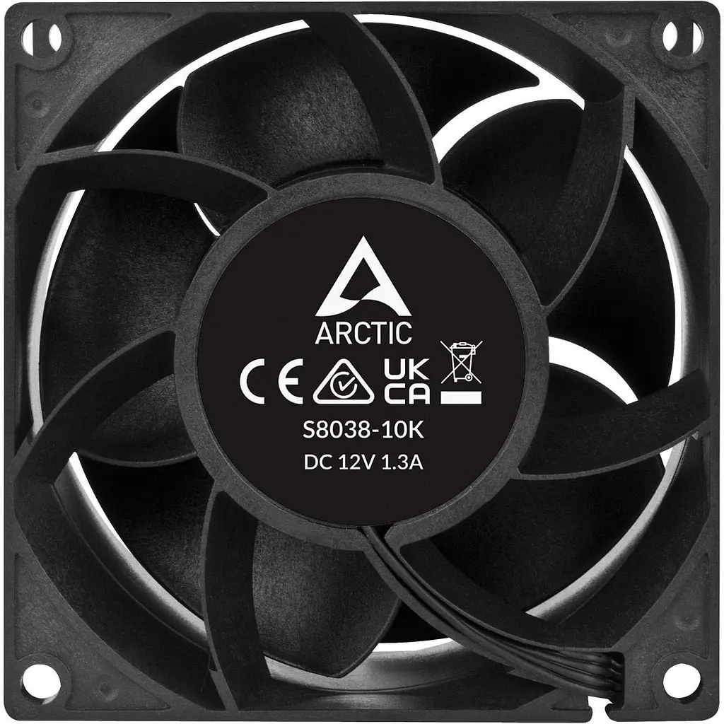 Комплект вентиляторів Arctic S8038-10K 4-Pack (ACFAN00291A) [99823] - фото 3