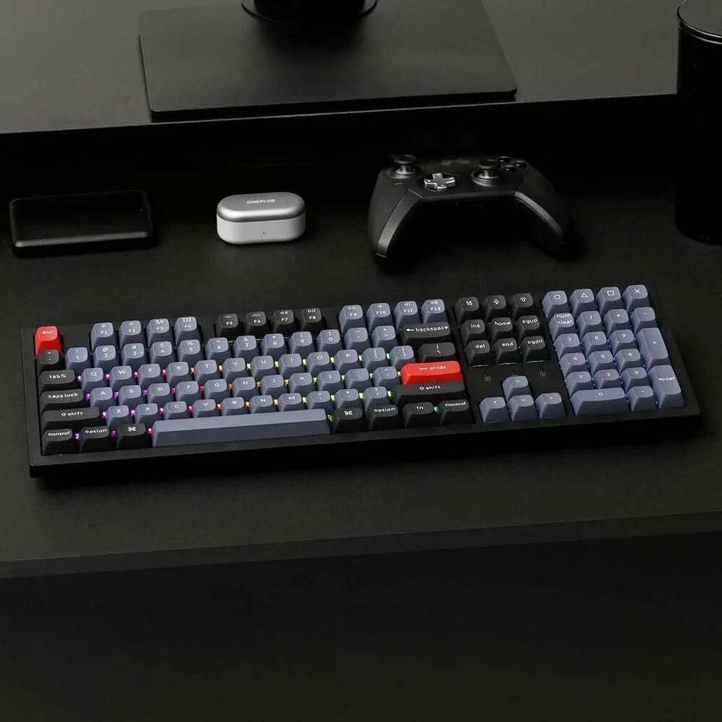 Клавіатура Keychron K10 Pro 100 Key RGB Hot-Swap K Pro Red Black (K10P-H1-UA) [159753] - фото 3