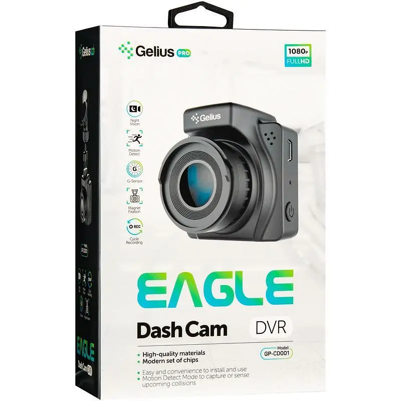 Автомобільний відеореєстратор Gelius Dash Cam Eagle GP-CD001 Black - фото 7