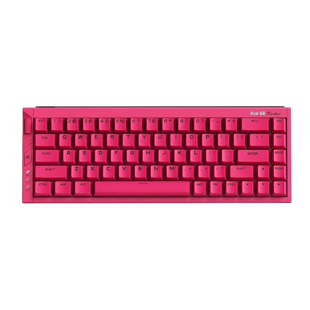 Клавіатура MCHOSE Ace 68 Turbo Mount Tai Magnetic Switch GT Berry Red
