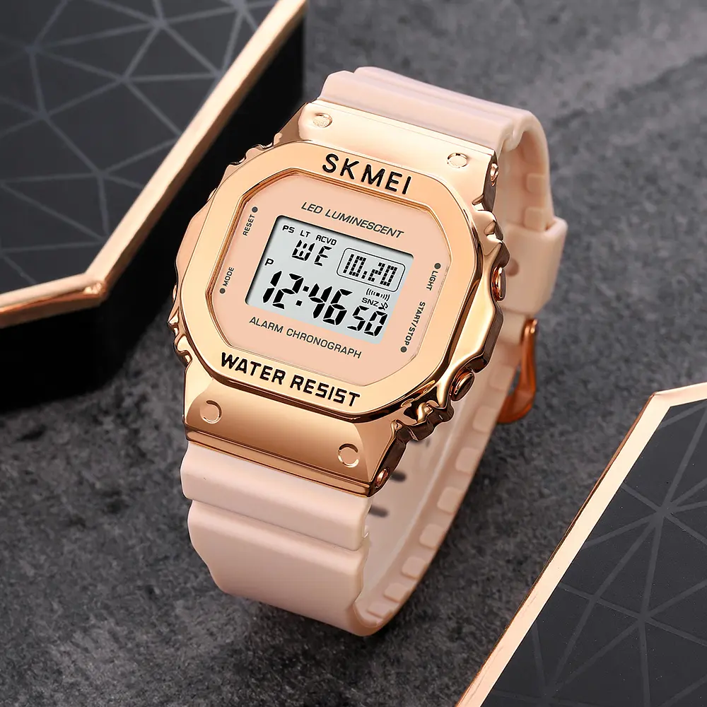 Наручний годинник жіночий 1851PK Pink Skmei acs0030539 - фото 3