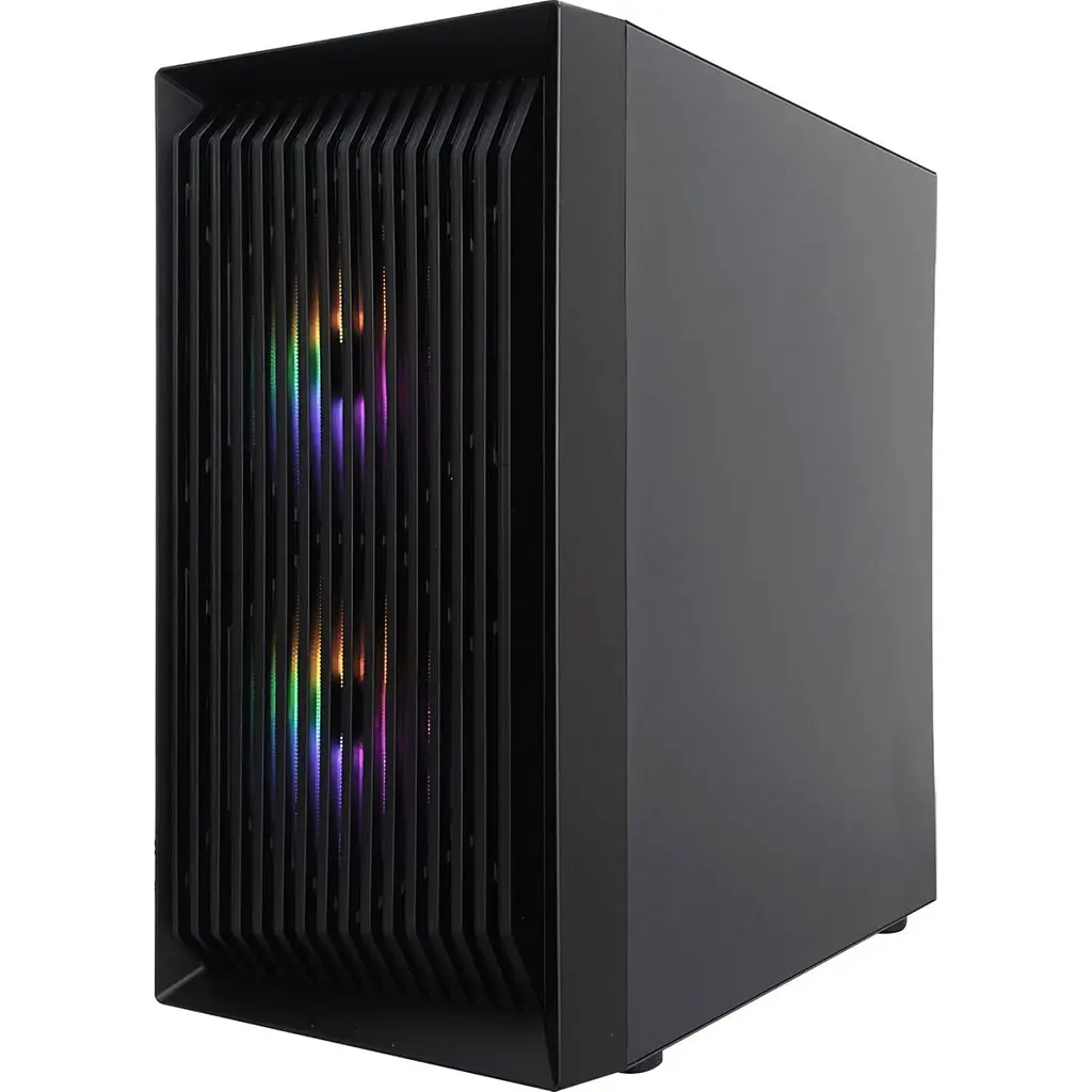 Корпус 1stPlayer BS-2-BK-3F1 Black [134425] - фото 3