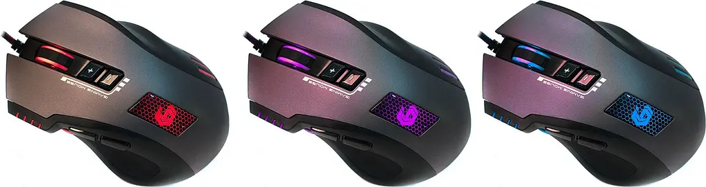 Миша Gembird MUSG-004 USB black grey - фото 4