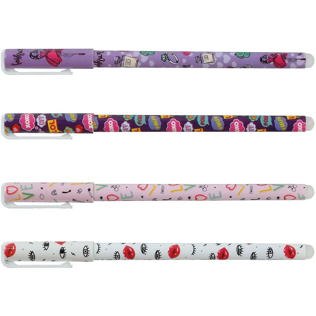 Ручка гелева ZiBi Пиши-стирай Kids Line 0.5 м в асортименті (ZB.2212-99) - фото 3