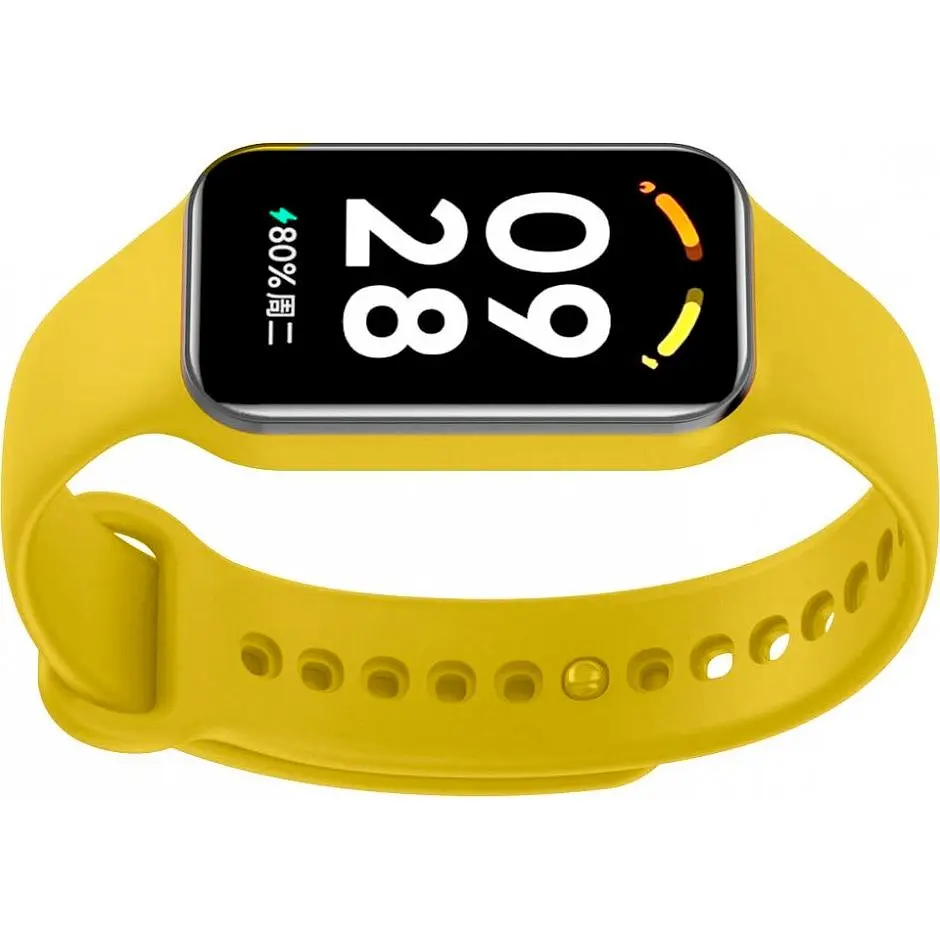 Ремінець ArmorStandart Silicone для Mi Band 8 Active / Redmi Smart Band 2 Yellow [ARM74002] [103391] - фото 4