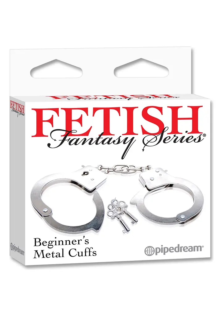 Наручники Pipedream Fetish Fantasy Beginner Metal Cuffs серебристый - фото 5