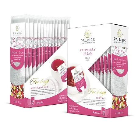 Чай Palmira Малинова мрія (Raspberry Dream), 12 шт/уп