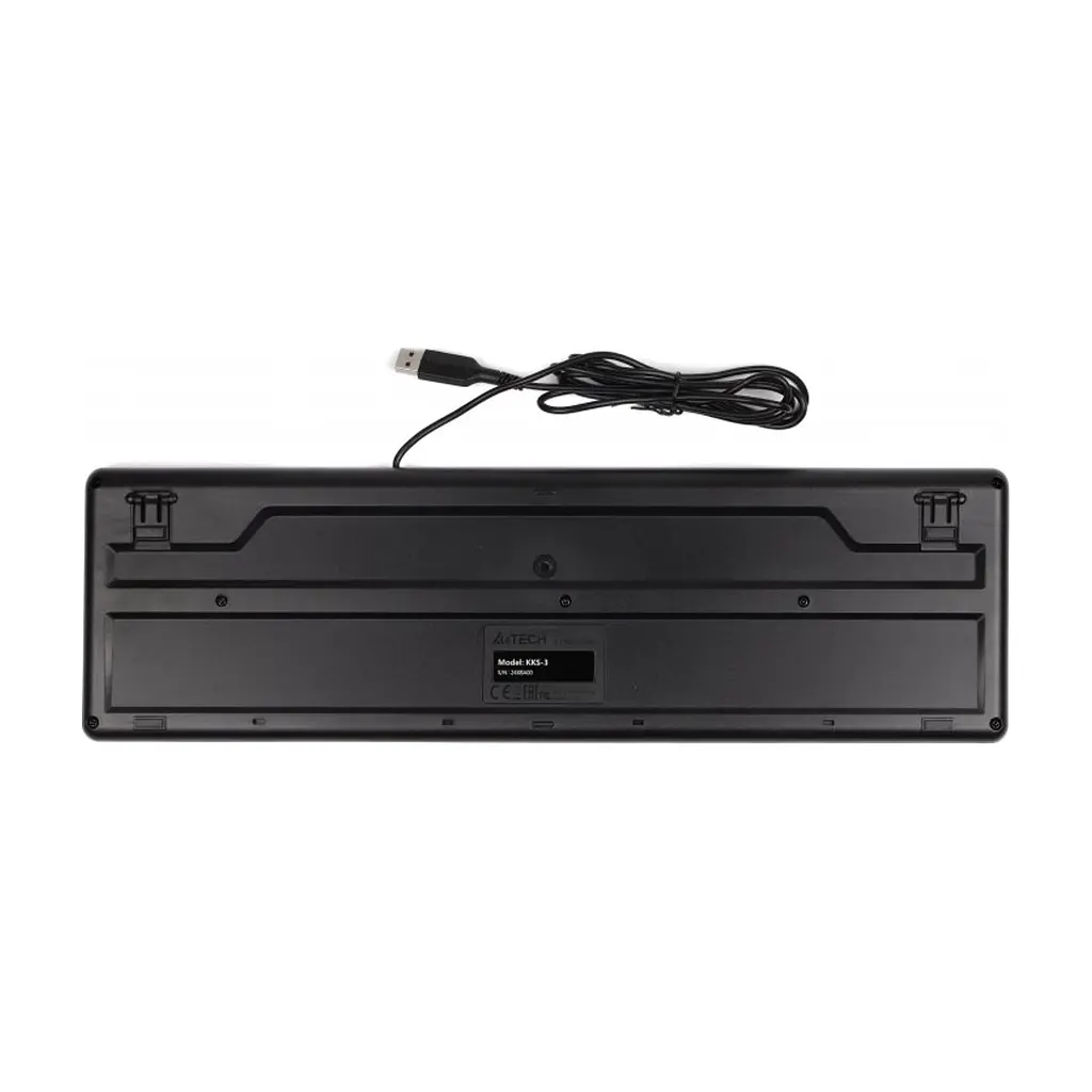Клавіатура A4Tech KKS-3 USB Black (4711421985864) - фото 4