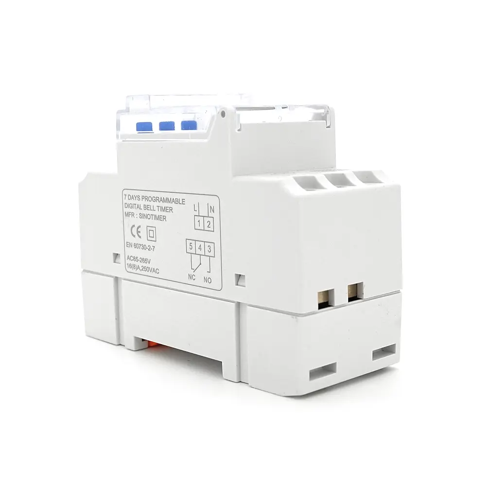 Реле часу Sinotimer TM928RAKL, на DIN-рейку, LCD, програмований, змінна батарея, 16А, 85-265V, 87х65х35 мм - фото 3