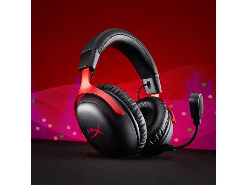 Навушники з мікрофоном HyperX Cloud III S Black Red (A59Z0AA) - фото 2