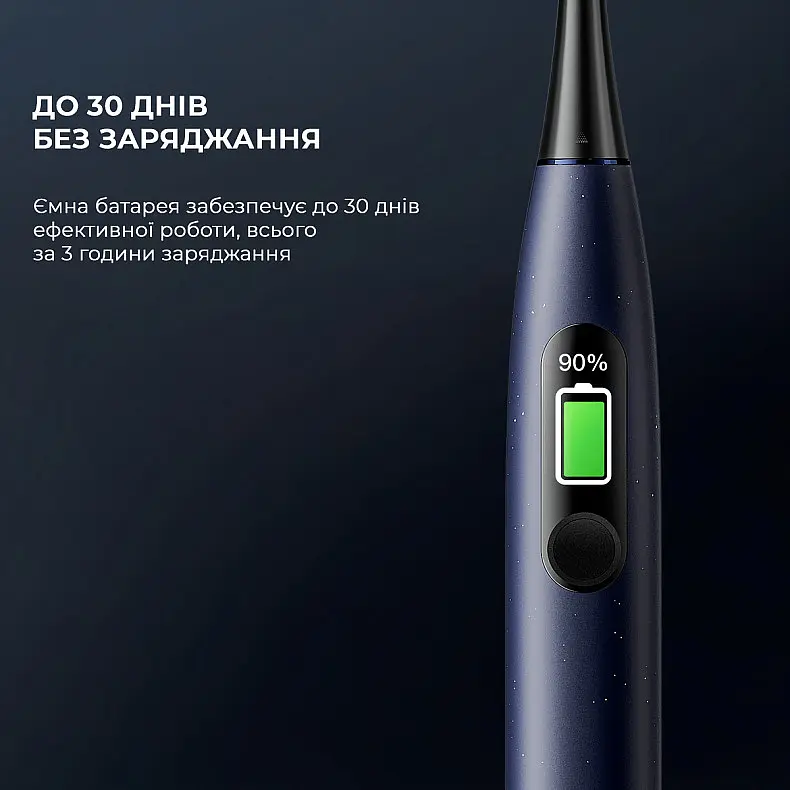 Электрическая зубная щетка Oclean X Pro Digital Duo Set Dark Blue + Golden - фото 8