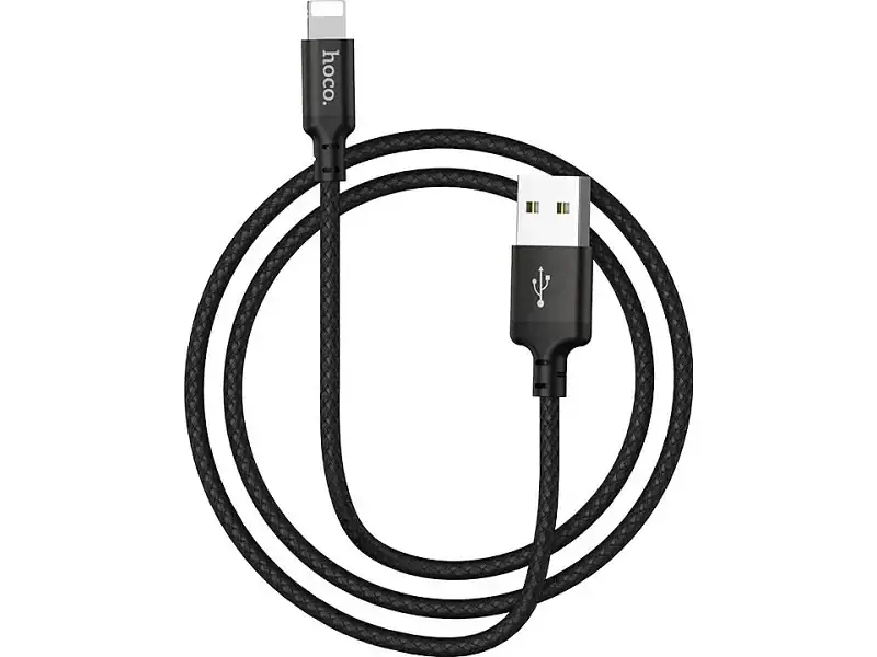 Кабель Hoco X14 Times speed USB Type-A to Lightning 2m Black (6957531062882) - фото 2