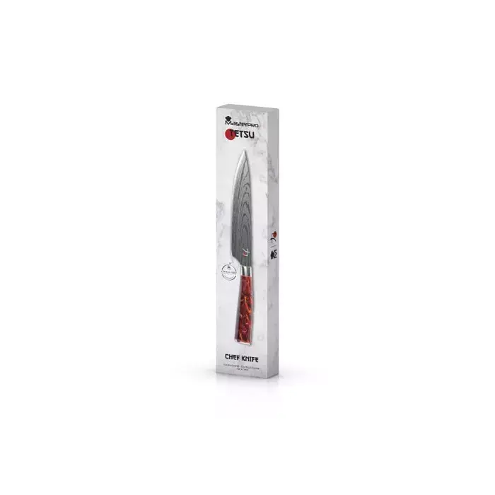 Ніж кухонний MasterPro Tetsu, коричневий, 20 см (BGMP-4126-BR) - фото 4