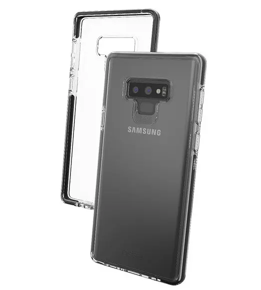 Протиударний прозорий чохол GEAR4 Piccadilly D3O для Samsung Galaxy Note 9 Black + Transparent