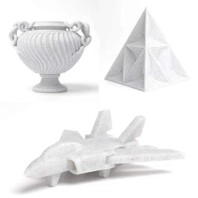 Пластик для 3D-принтера eSUN PLA eMarble 1,75мм, 1кг, marble/nature (eMarble-P175N1) - фото 3