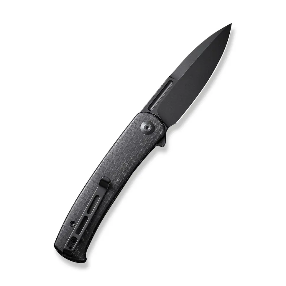 Ніж складаний туристичний Civivi Caetus Flipper, (8.8 см) Damascus/карбоновий Fiber - фото 2