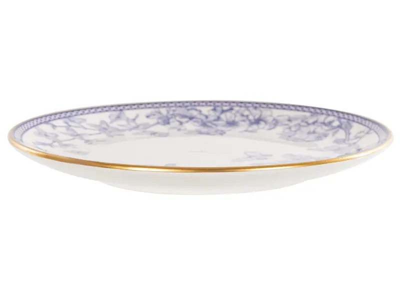 Тарілка Alba ceramics Butterfly, 26 см, біла з синім (769-007) - фото 2