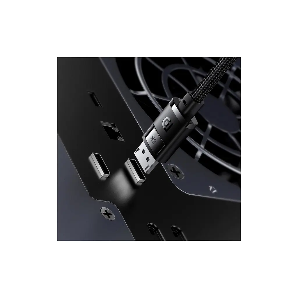 Кабель мультимедійний DisplayPort M to DisplayPort M 2.0m 8K Baseus (B00633706111-02) - фото 5