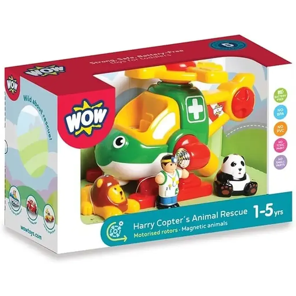 Іграшка WOW Toys Harry Copter’s Animal Rescue Ветеринарний вертоліт Гаррі (01014) - фото 3