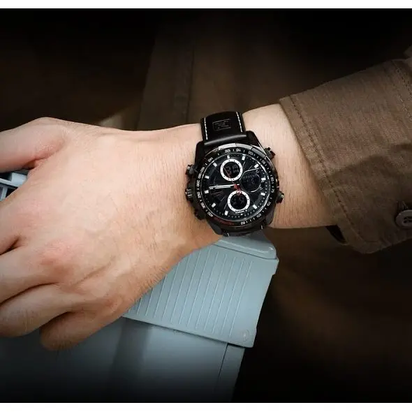 Чоловічий наручний годинник Naviforce Fly (Black) - фото 6
