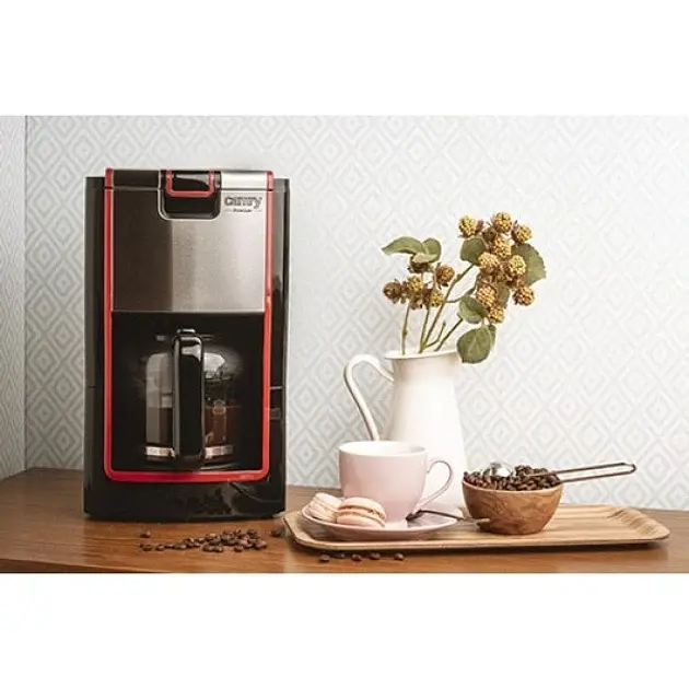 Кофеварка капельная кофемашина Camry CR 4406 стильная Польша 1.2 л 900 Вт черная - фото 7