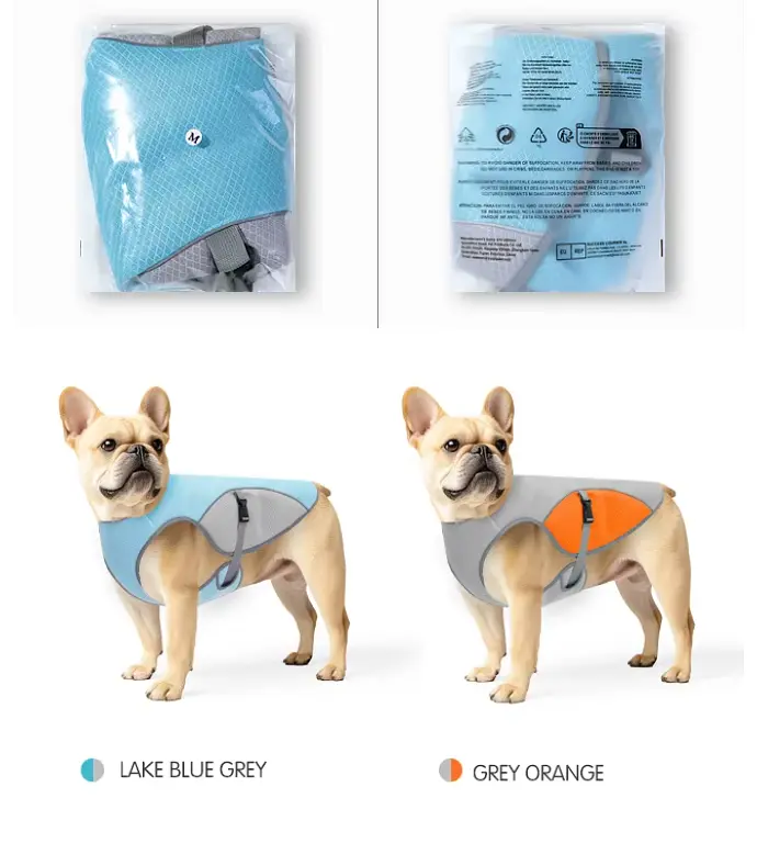 Літній охолоджувальний жилет для собак Derby Summer Dog Cooling Harness PA0360-2 Blue, 2XL - фото 8