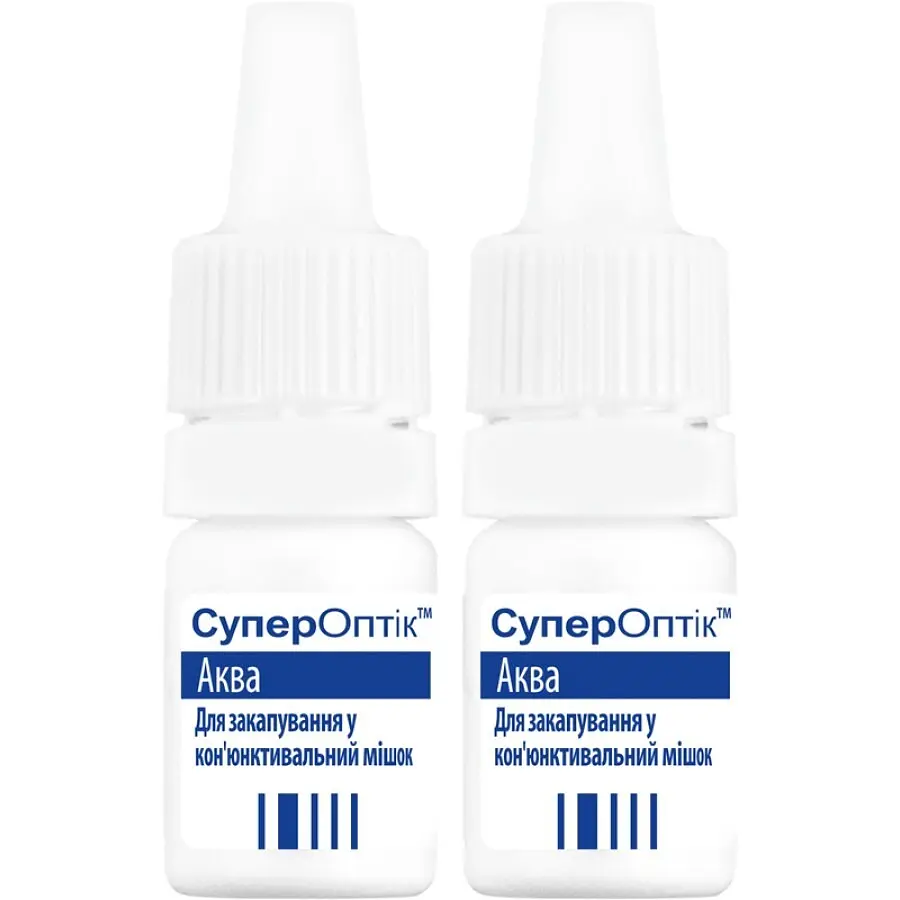 СуперОптік Аква краплі очні 5 мл 2 шт. - фото 3