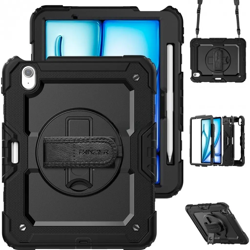 Чохол ArmorStandart Panzer для Apple iPad Air 10.9` (2020-2022)/Air 11` (2024-2026)/Pro 11` (2020-2022) Black (ARM82526) [135040] - фото 4