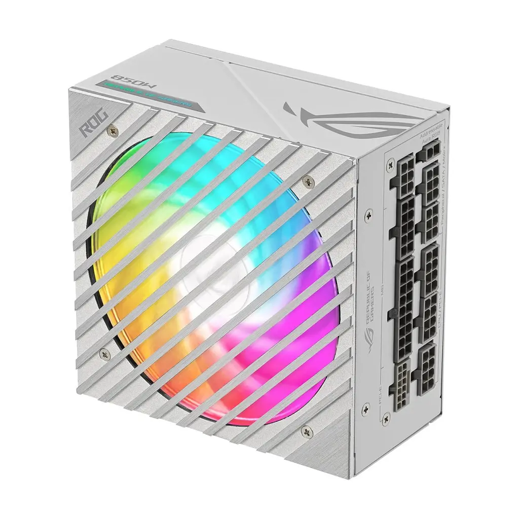 Блок живлення ASUS 850W ROG LOKI 850P SFX-L GAMING 850W Platinum White Edition (90YE00N2-B0NA00) - фото 5