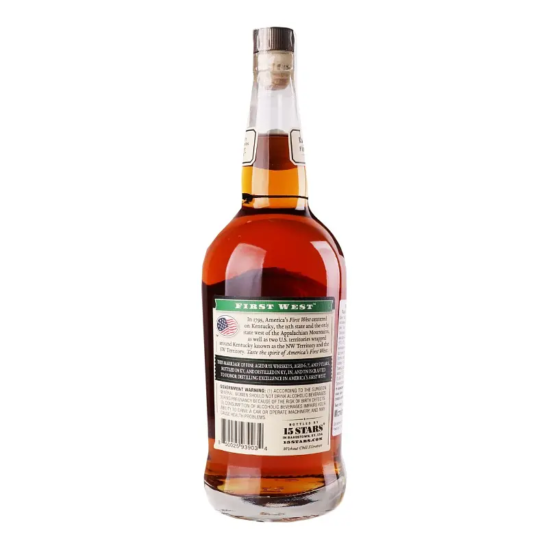 Віскі 15 Stars First West Rye 52.5% 0.75 л - фото 2