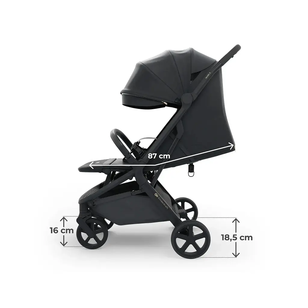 Прогулянкова коляска Kinderkraft Nubi 3 Midnight Black (KSNUBI03BLK0000) - фото 9