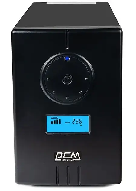 Источник бесперебойного питания Powercom INF-1100 (00210202) 2 розетки евро USB под внешний АКБ - фото 2