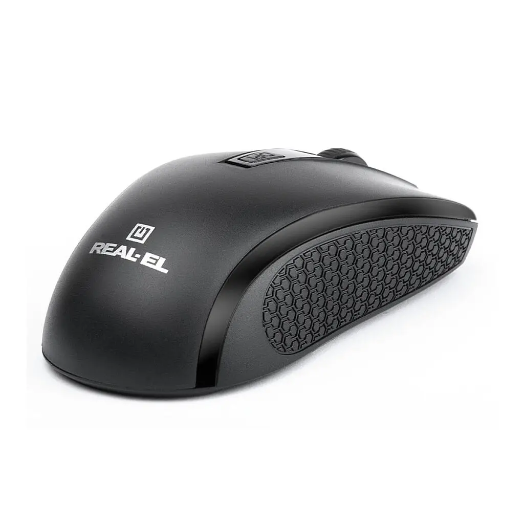 Мишка REAL-EL RM-308 Wireless Black - фото 4