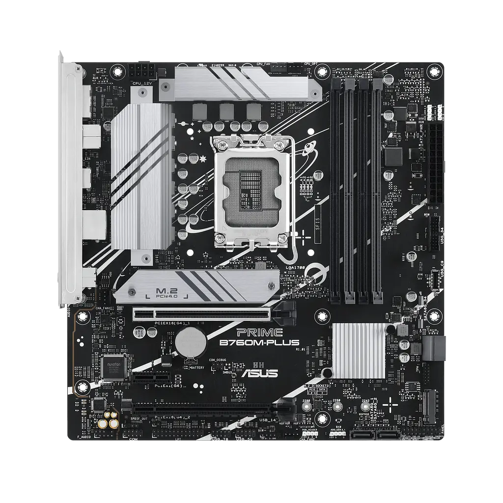 Материнська плата Asus B760M-Plus Prime LGA 1700 (PRIME B760M-PLUS) - фото 2