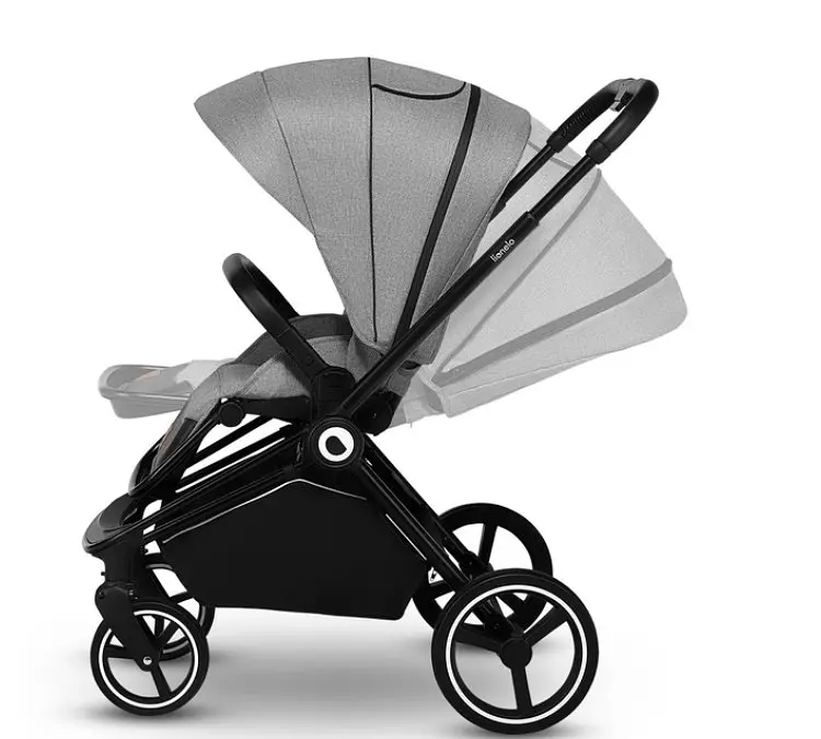 Універсальна коляска 2 в 1 Lionelo Mika Grey Stone, сіра (LO-MIKA 2IN1 GREY STONE) - фото 5
