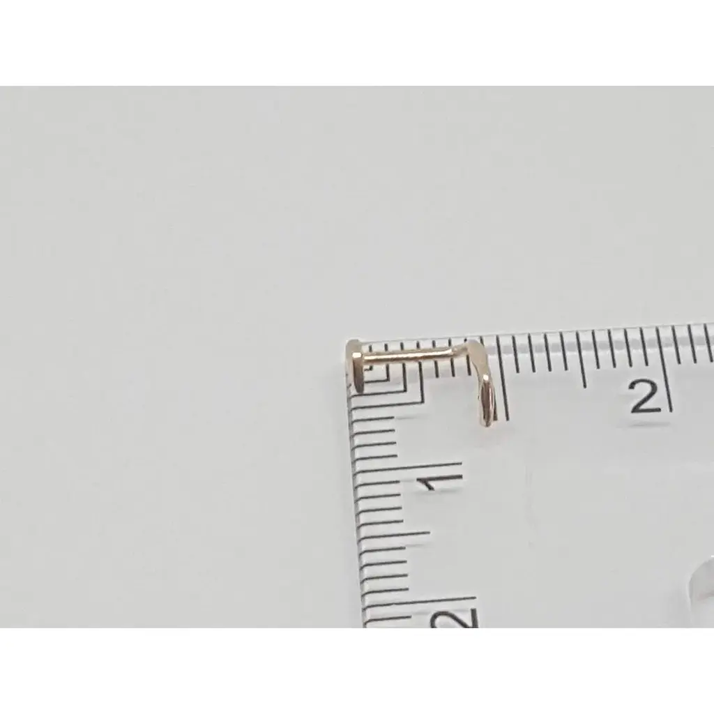 Золота сережка-пірсинг Dear в ніс Dear. 1022 - фото 4