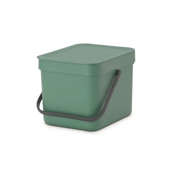 Відро для сміття Brabantia Sort&Go, 6 л, темно-зелений (129841) - фото 2